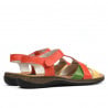 Damen Sandalen 5046 kombiniert orange