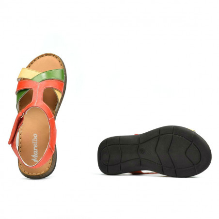 Damen Sandalen 5046 kombiniert orange
