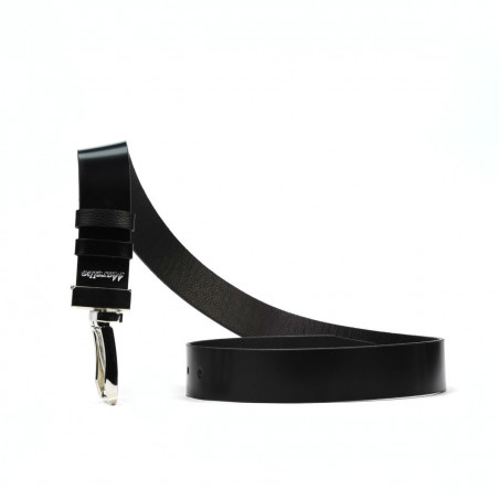 Herrengürtel 35b schwarz+biz schwarz