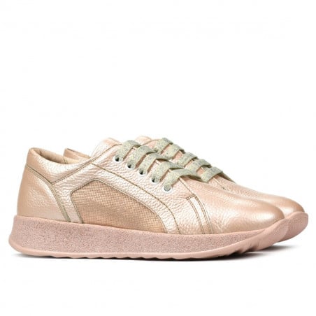 Damen-Sneaker/Freizeitschuhe 6010 Puder-Perle kombiniert