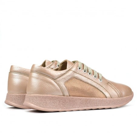 Damen-Sneaker/Freizeitschuhe 6010 Puder-Perle kombiniert
