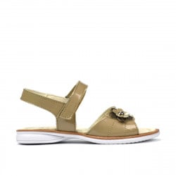 Kleinkinder Sandalen 55c Lack Beige