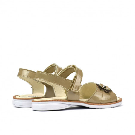 Kleinkinder Sandalen 55c Lack Beige