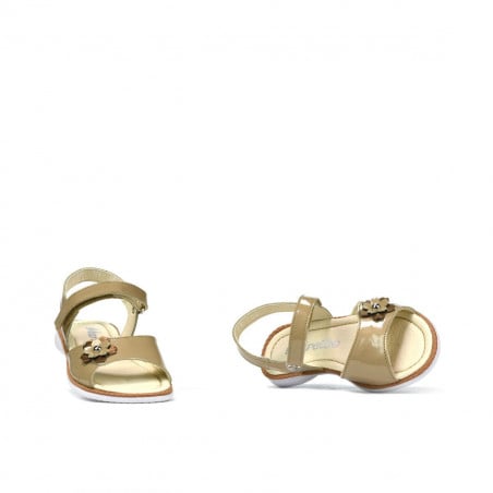 Kleinkinder Sandalen 55c Lack Beige