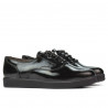 Damen Casual-Schuhe 664 Lack Schwarz