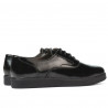 Damen Casual-Schuhe 664 Lack Schwarz