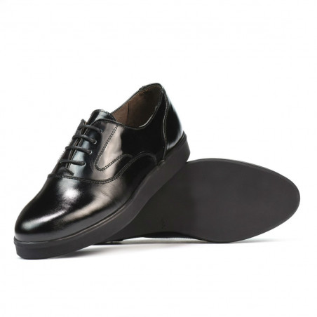 Damen Casual-Schuhe 664 Lack Schwarz