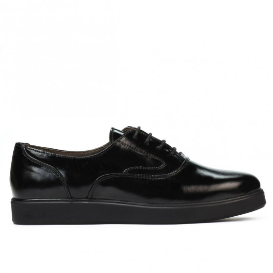 Damen Casual-Schuhe 664 Lack Schwarz Damen Casual-Schuhe 664 Lack Schwarz