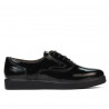 Damen Casual-Schuhe 664 Lack Schwarz
