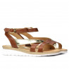 Damensandalen 5060 braun kombiniert