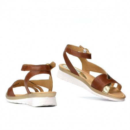 Damensandalen 5060 braun kombiniert
