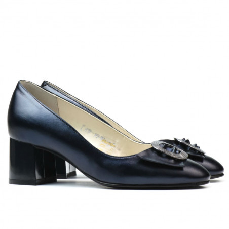 Elegante Damenschuhe 1274 Perlmutt-Indigo