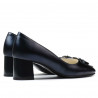 Elegante Damenschuhe 1274 Perlmutt-Indigo