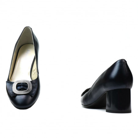 Elegante Damenschuhe 1274 Perlmutt-Indigo