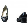 Elegante Damenschuhe 1274 Perlmutt-Indigo