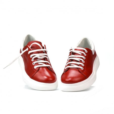 Damen-Sportschuhe 6008 Rot kombiniert
