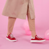 Damen-Sportschuhe 6008 Rot kombiniert