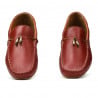 Herren Mokassins 863 rot