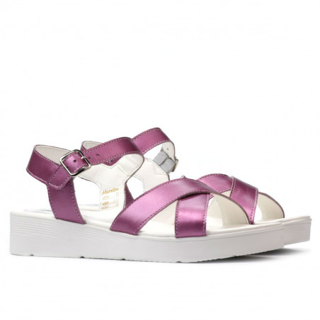 Damen Sandalen 5049-1 in Perlmuttrosa