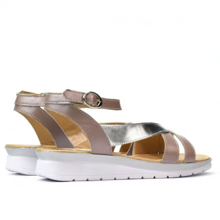 Damensandalen 5060 staubiges Rosa kombiniert