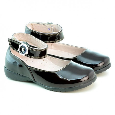 Kleinkinderschuhe 17c Lack Kaffee
