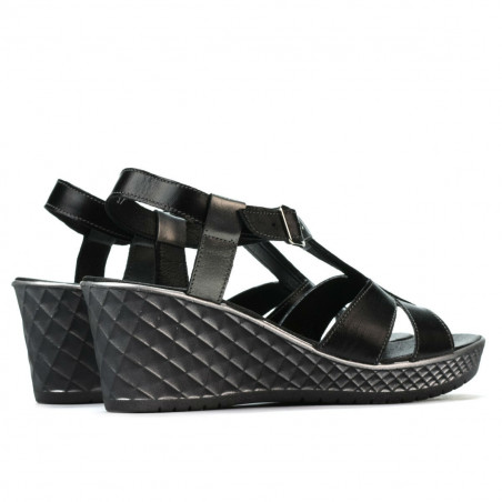 Damensandalen 5065 schwarz kombiniert
