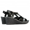 Damensandalen 5065 schwarz kombiniert