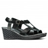 Damensandalen 5065 schwarz kombiniert
