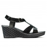 Damensandalen 5065 schwarz kombiniert