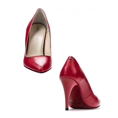 Damen elegante Schuhe 1246 rot