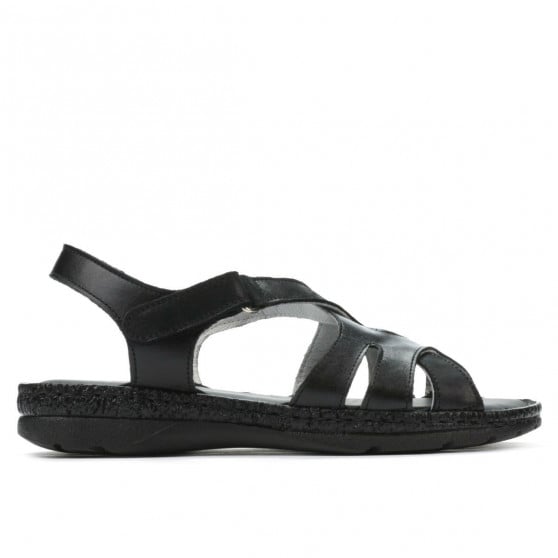 Damensandalen 5062 schwarz kombiniert Damensandalen 5062 schwarz kombiniert