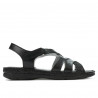 Damensandalen 5062 schwarz kombiniert