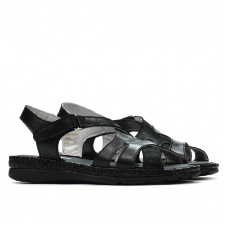 Damensandalen 5062 schwarz kombiniert