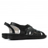 Damensandalen 5062 schwarz kombiniert
