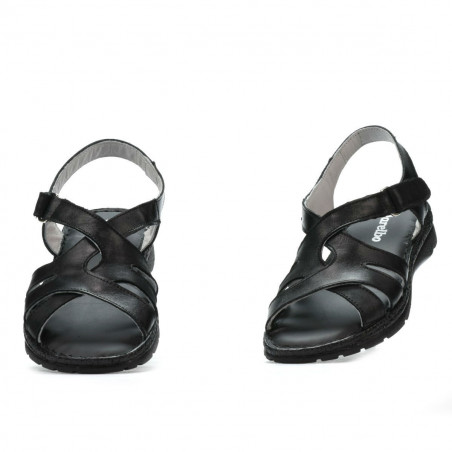 Damensandalen 5062 schwarz kombiniert