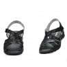 Damensandalen 5062 schwarz kombiniert