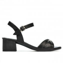 Damen-Sandalen 5066 Schwarz Perlmutt