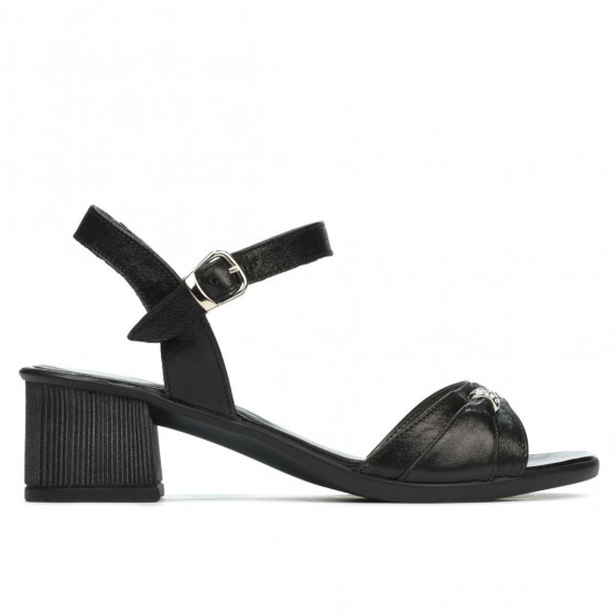 Damen-Sandalen 5066 Schwarz Perlmutt