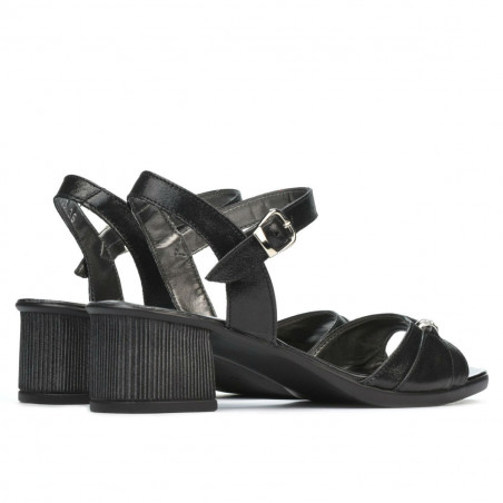 Damen-Sandalen 5066 Schwarz Perlmutt