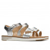 Damensandalen 5067 silber