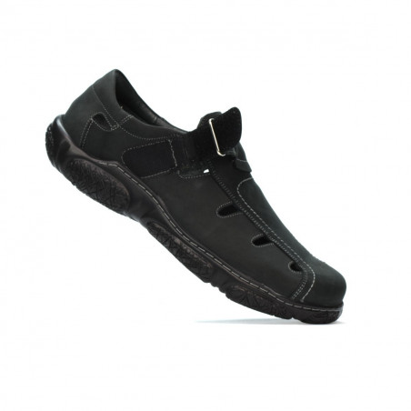 Herrensandalen 899 Tuxon Schwarz