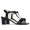 Damensandalen 1257 Indigo Perlmutt