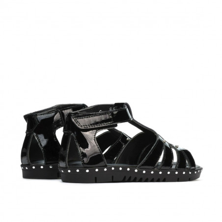 Kleinkindersandalen 66c Lackschwarz