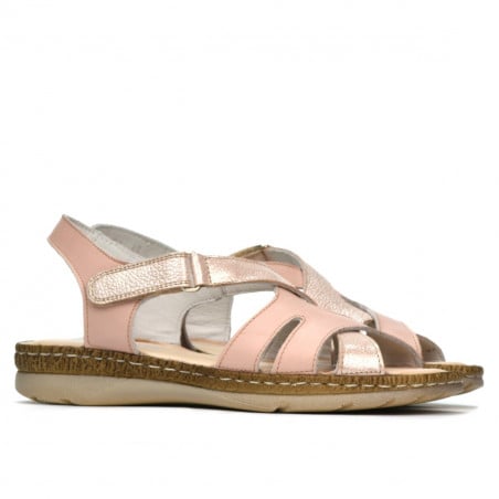 Damen-Sandalen 5062 Puder kombiniert