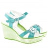 Damensandalen 5006 Lack Grün