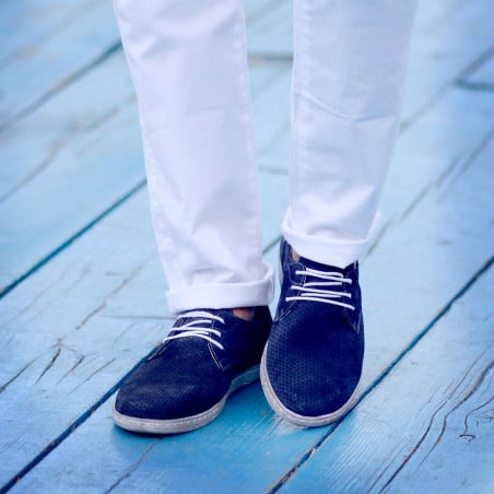 Herrenschuhe casual 835p Bufo Indigo