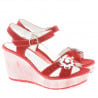 Damensandalen 5006 rot Velours