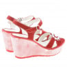Damensandalen 5006 rot Velours