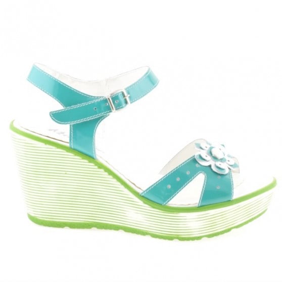 Damensandalen 5006 Lack Grün