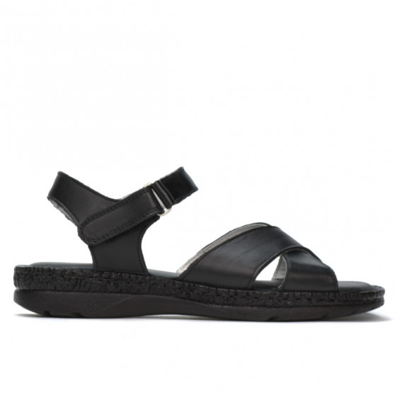 Damensandalen 5063 schwarz